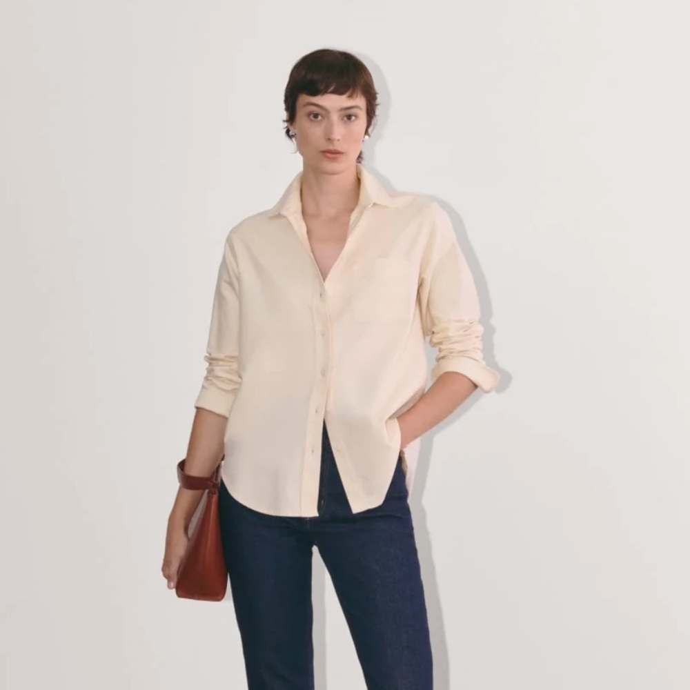 Everlane‎ The Must-Have Oxford Shirt in Apricot NWT
